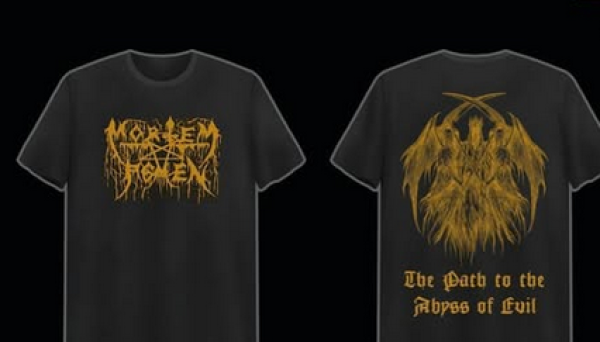 MORTEM AGMEN - The Path to the Abyss of Evil Gold Shirt